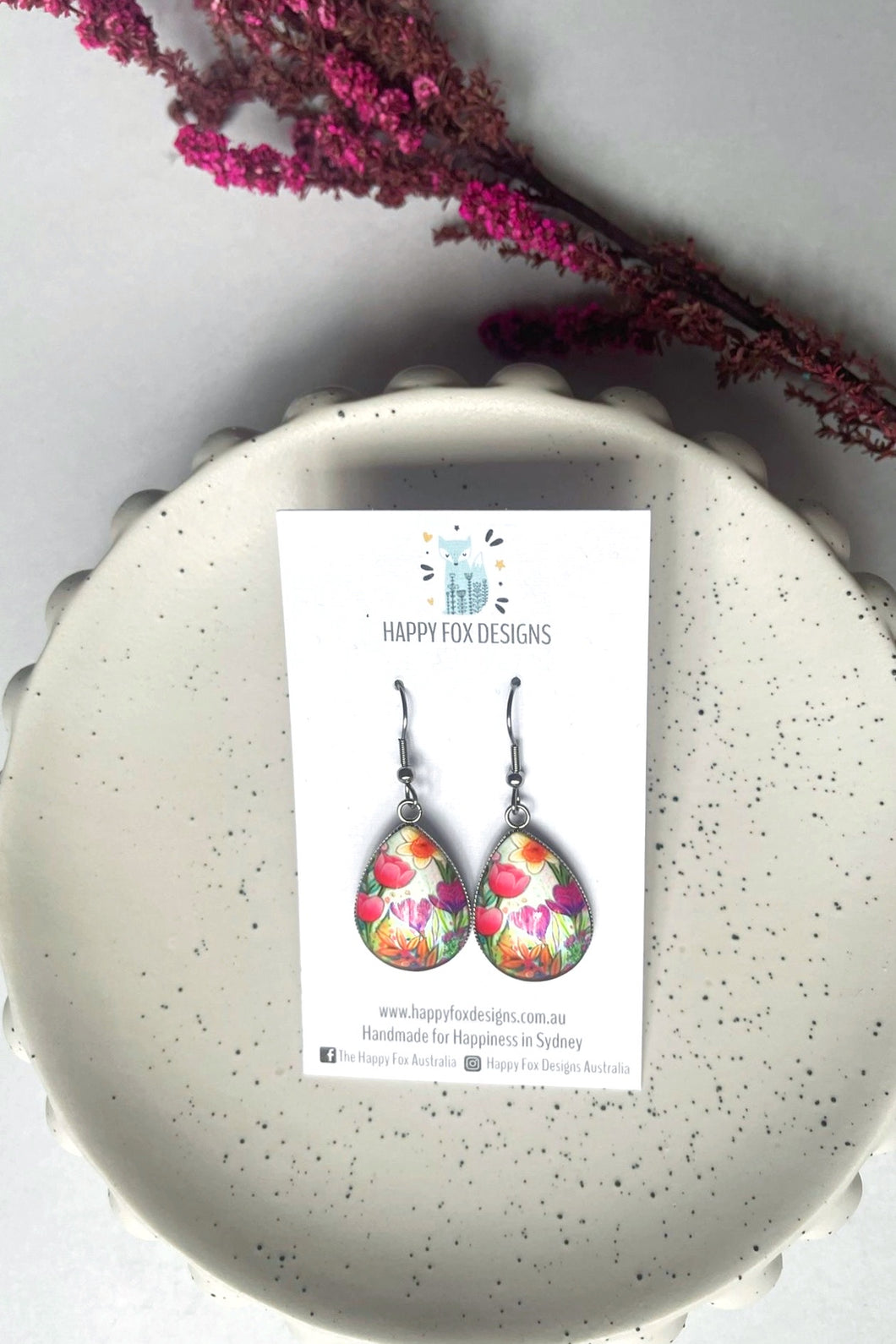 Spring Blooms - large teardrops
