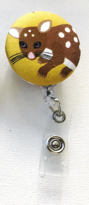 ID Badge Tag Reel - Spotted Quoll