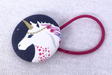 Load image into Gallery viewer, Galloping Unicorn Hair Tie