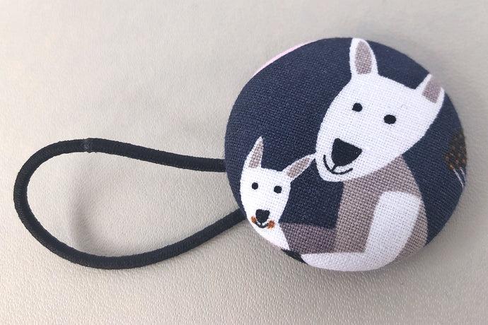Kangaroo and Joey Hair Tie