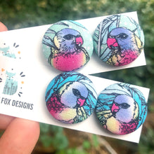 Load image into Gallery viewer, Rainbow Lorrikeet Statement Stud